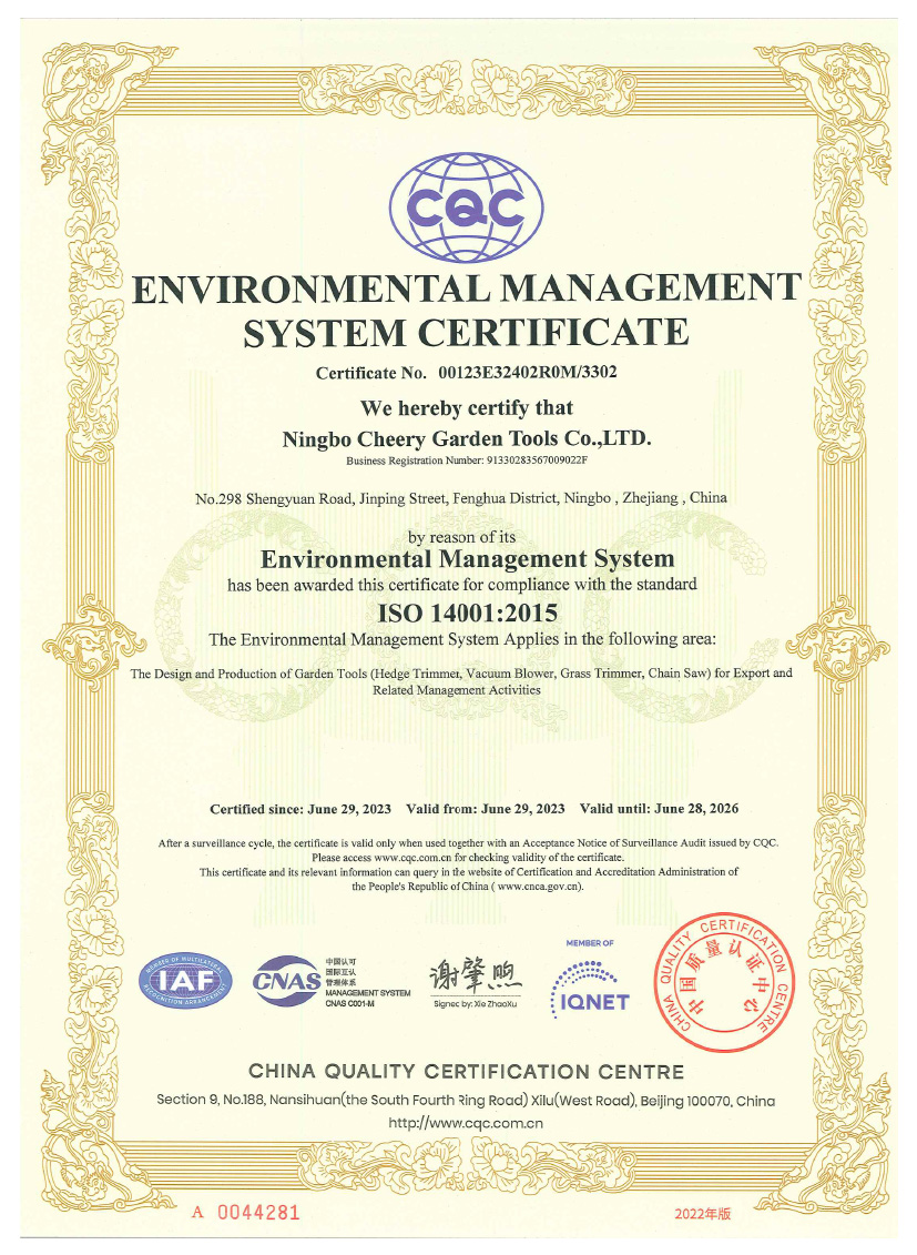 ISO 14001:2015